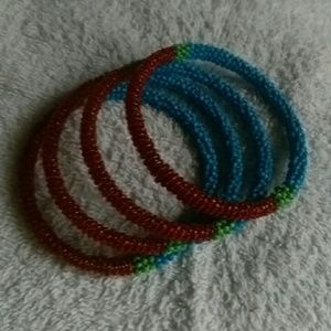 Caribbean Themed Women's Bangles NWOT